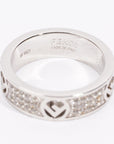 FNDI F Is FNDI Ring Silver Base Metal Medium