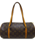 Brown LV Monogram Papillon 30 HandBag