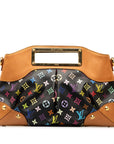 Black LV Monogram Multicolore Judy MM Satchel