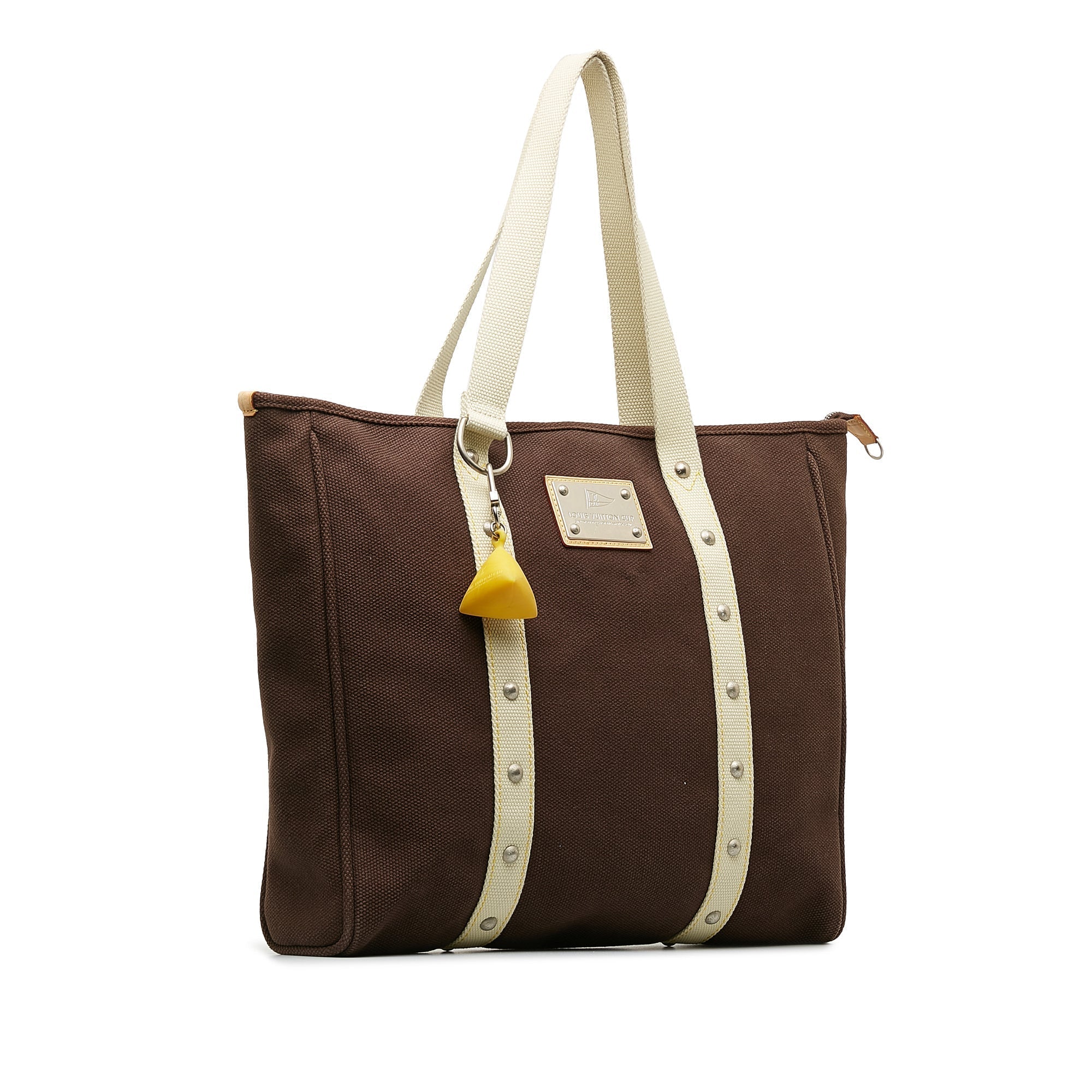 Brown LV Antigua Cabas GM Tote Bag