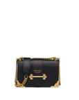 PRD Cahier Leather Shoulder Bag Black