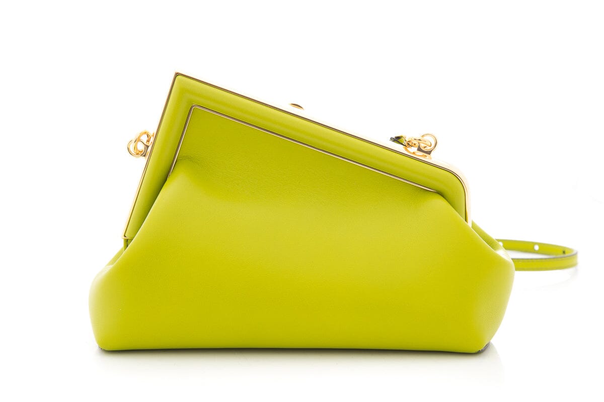 FNDI Lime First Midi Handbag (Small)