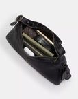Ella Small Shoulder Bag (Gunmetal/Black)