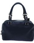 PRD Hand Bag Leather Navy Auth am
