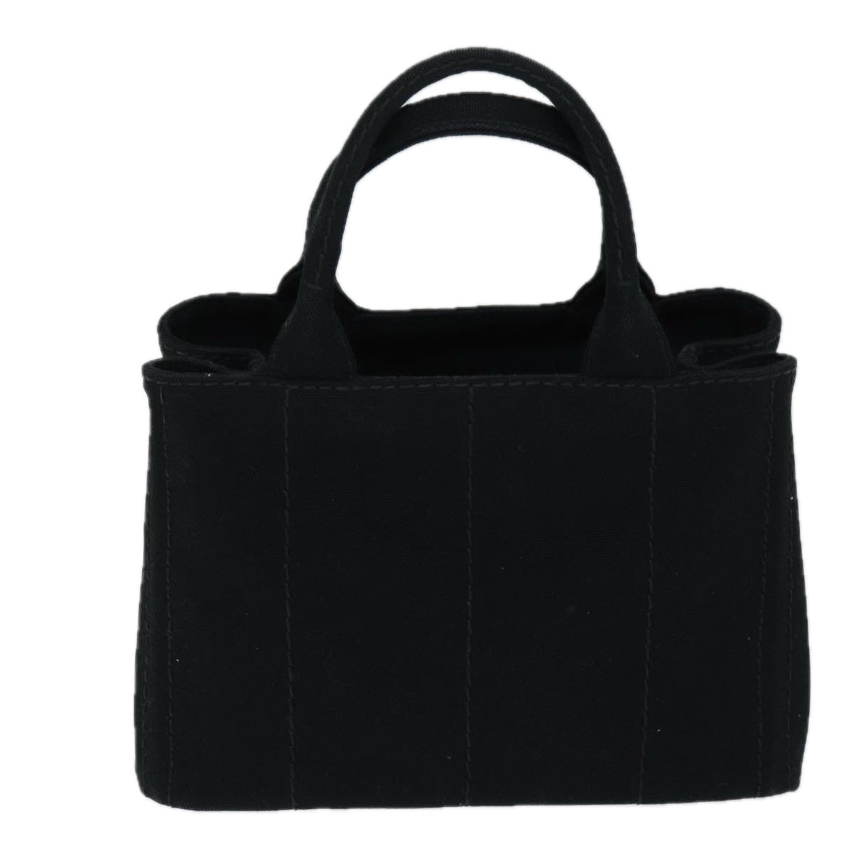 PRD Canapa PM Hand Bag Canvas way Black Auth amA