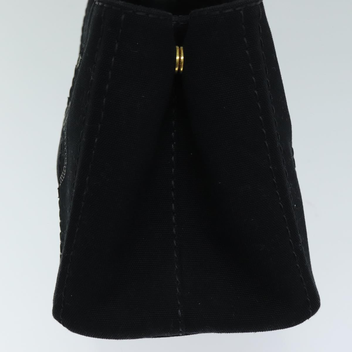 PRD Canapa PM Hand Bag Canvas way Black Auth amA