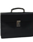 PRD Hand Bag Leather Black Auth arB