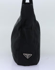 PRD Hand Bag Nylon Black Auth arB