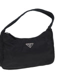 PRD Hand Bag Nylon Black Auth ar