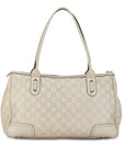 GCCI Handbag Ivory White Leather GCCI