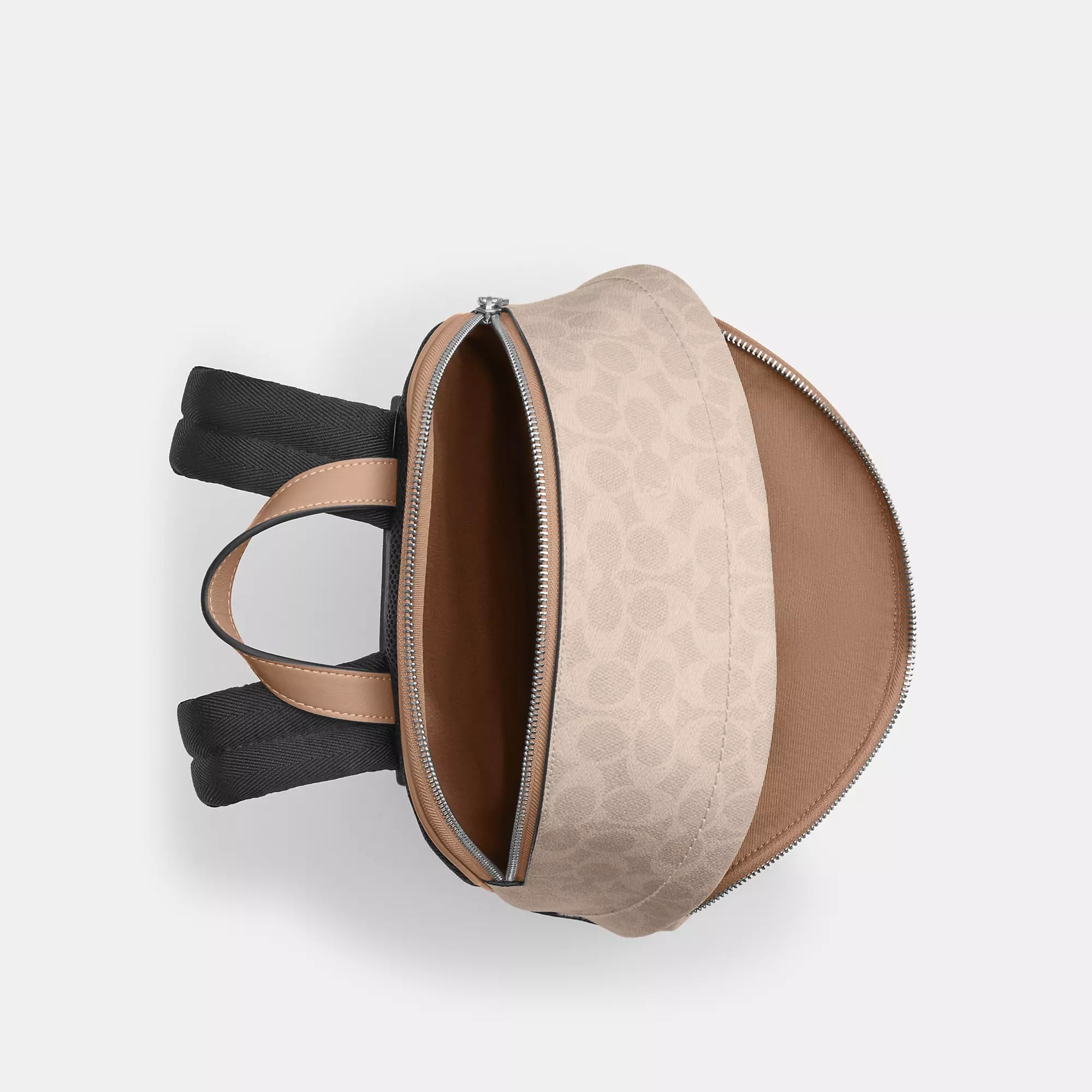 Taylor Small Backpack In Signature Canvas (Gold/Tan/Brown)