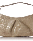 BBERRY Alligator Trench Shoulder Bag