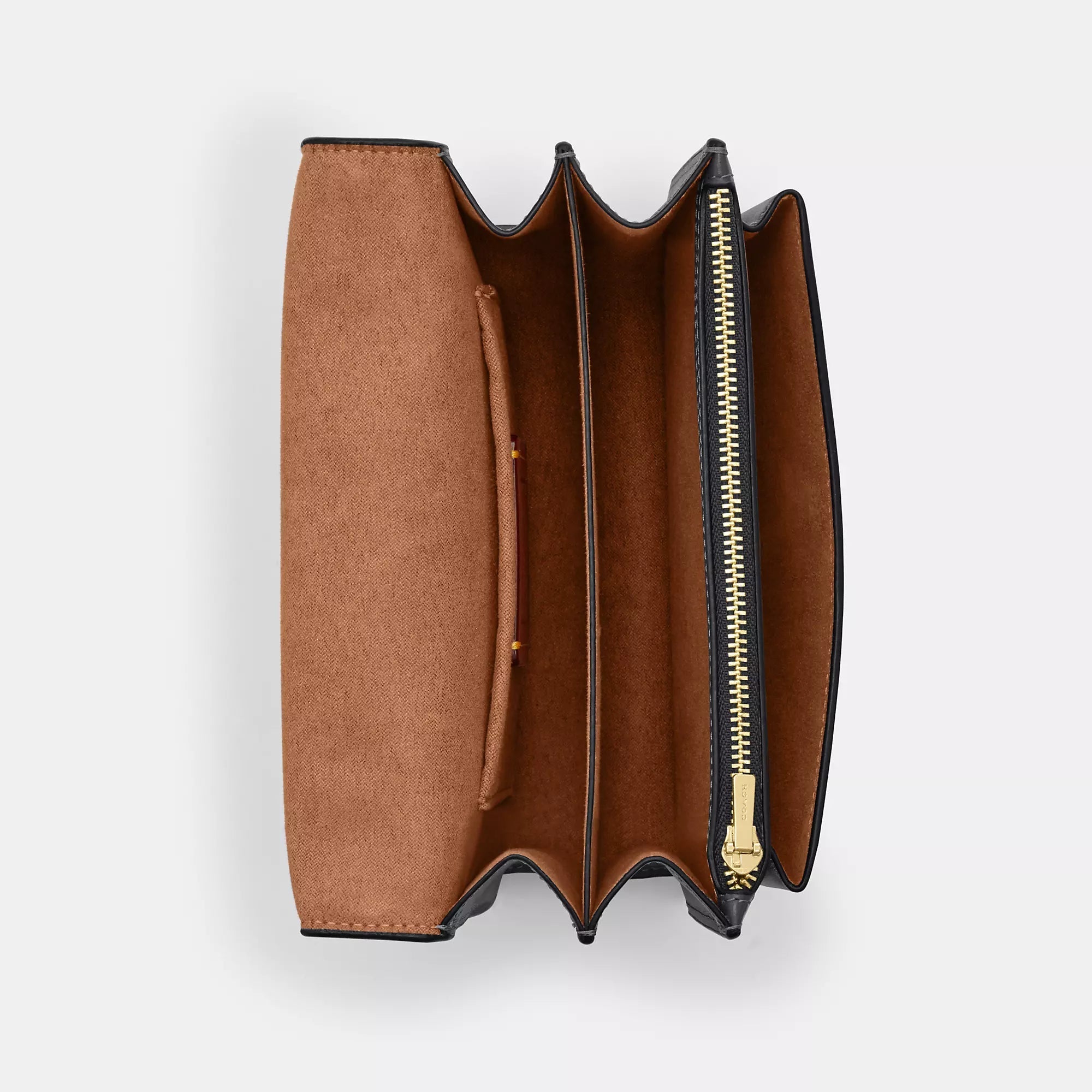 Mini Klare Crossbody Bag (Gold/Dark Stone)