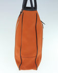 BBERRY Black label Shoulder Bag Canvas Orange Auth bs