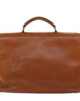 PRD Hand Bag Leather Brown Auth bs