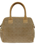 CHRISTIAN DOR Canage Hand Bag Nylon Beige Auth bs
