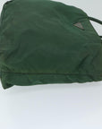 PRD Hand Bag Nylon Green Auth bs