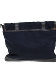 BBERRY Black label Shoulder Bag Canvas Navy Auth bs