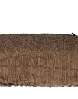 PRD Clutch Bag Canvas Brown Auth bs