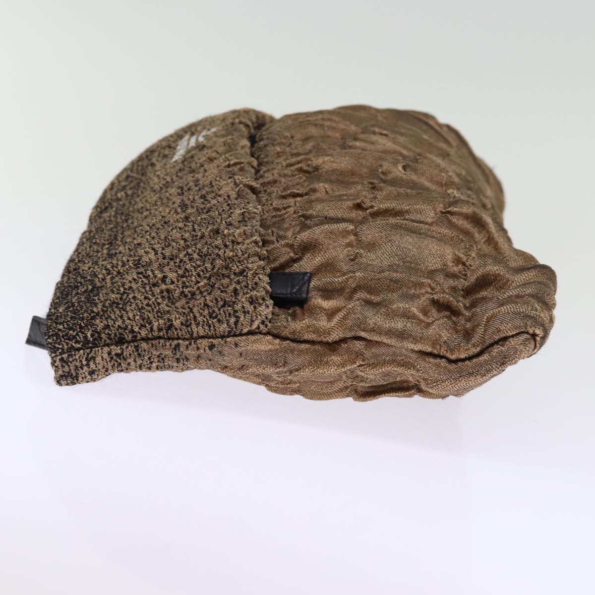 PRD Clutch Bag Canvas Brown Auth bs