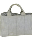 PRD Bijoux Canapa MM Hand Bag Canvas way Gray Auth bs