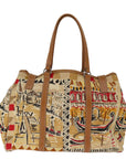 PRD Hand Bag Canvas Beige Auth bs