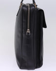 PRD Hand Bag Safiano leather Black Auth bs