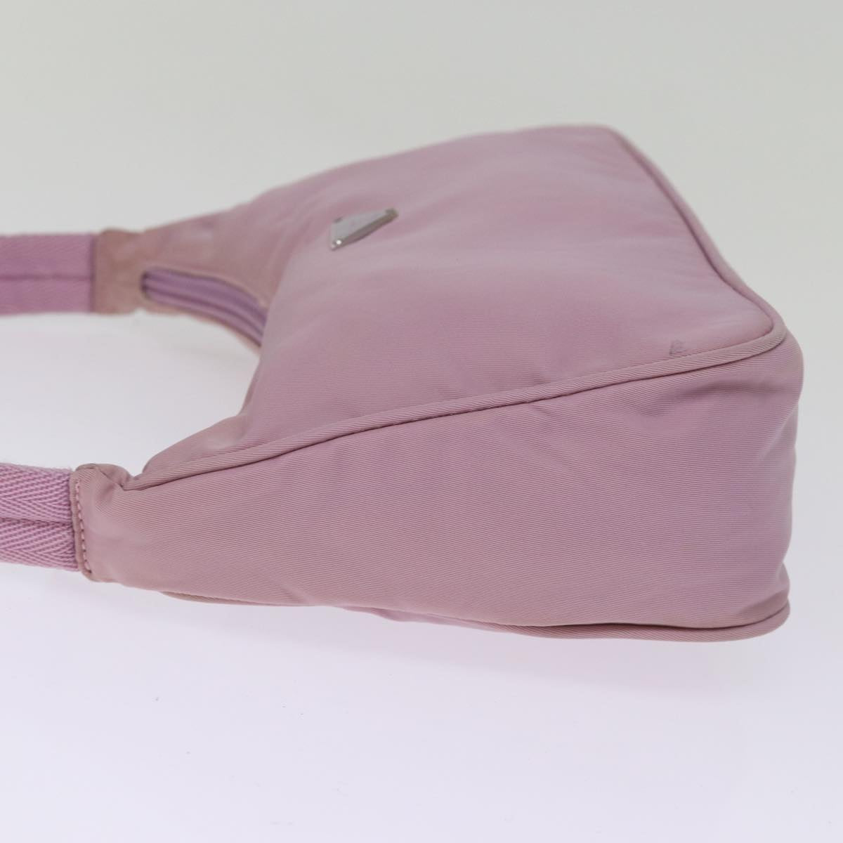 PRD Hand Bag Nylon Pink Auth bs