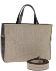 PRD Hand Bag Canvas way Beige Auth bs