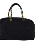 PRD Hand Bag Nylon Black Auth bs