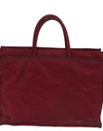 PRD Hand Bag Nylon Red Auth bs