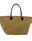 BBERRY Blue Label Tote Bag Nylon Beige Auth bs