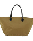 BBERRY Blue Label Tote Bag Nylon Beige Auth bs
