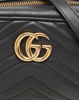 GCCI Matelass&eacute; Leather Mini Gg Marmont Crossbody Bag