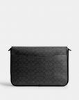 Hitch Messenger Bag In Signature Canvas (Charcoal)