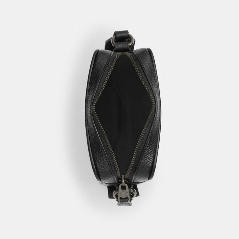 Sullivan Crossbody Bag In Signature Canvas (Gunmetal/Charcoal/Black)