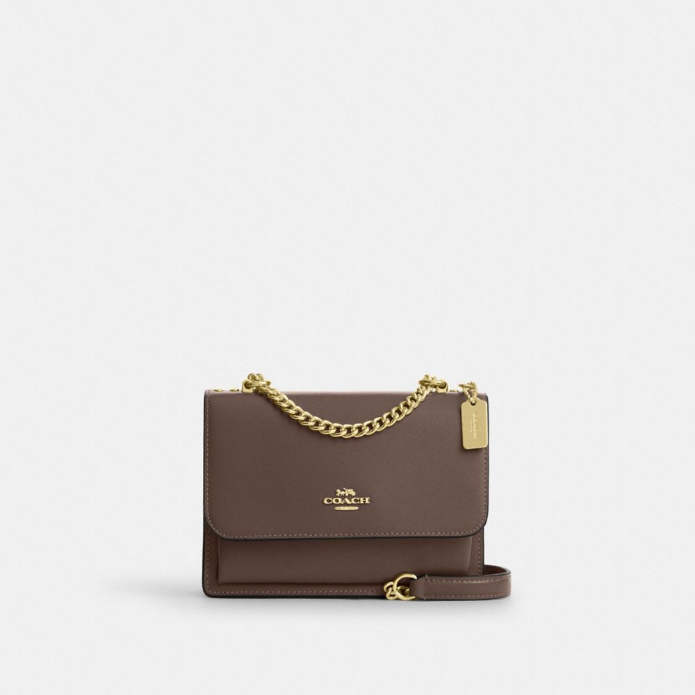 Mini Klare Crossbody Bag (Gold/Dark Stone)