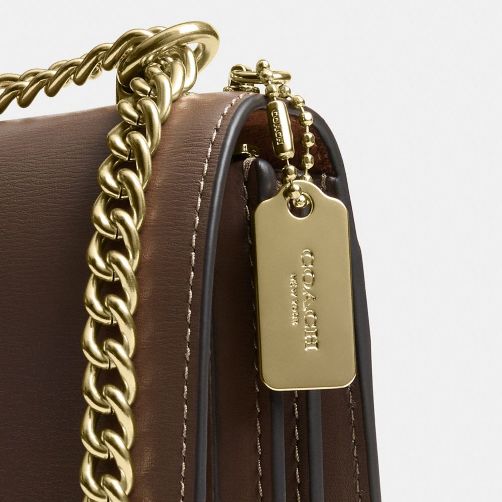 Mini Klare Crossbody Bag (Gold/Dark Stone)