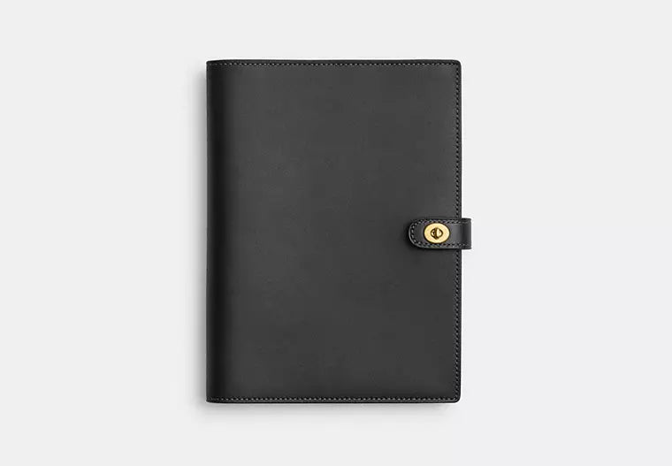 Notebook (smooth leather/Brass/Black)