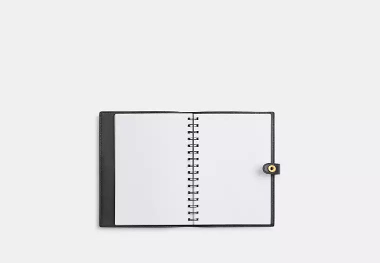 Notebook (smooth leather/Brass/Black)