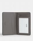 Id Card Wallet In Signature Canvas With Patches (Grey Multi.)