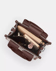 Smith Mini Tote Bag In Signature Jacquard (Silver/Oak/Maple)