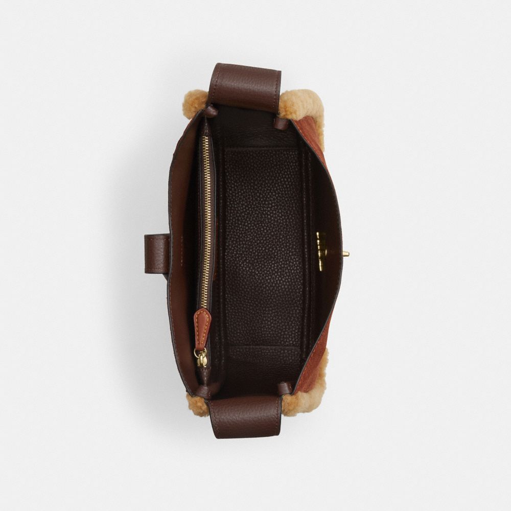 Hadley Convertible Crossbody Bag (Gold/Vintage Brown Multi)