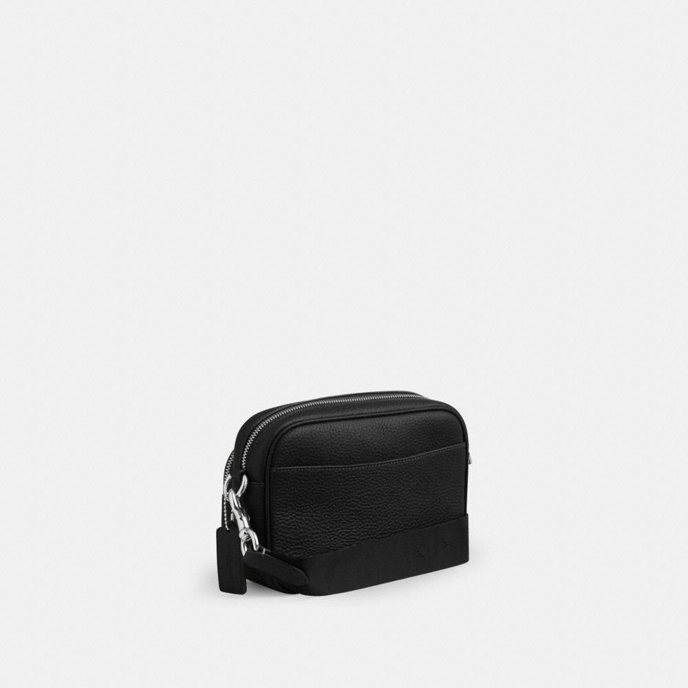 Finlay Crossbody Bag (Silver/Black)