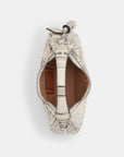 Carmen Mini Crossbody Bag With Newspaper Print (Silver/Chalk Multi)