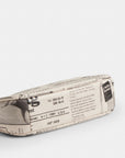 Nolita 19 With Newspaper Print (Silver/Chalk Multi)