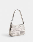 Nolita 19 With Newspaper Print (Silver/Chalk Multi)
