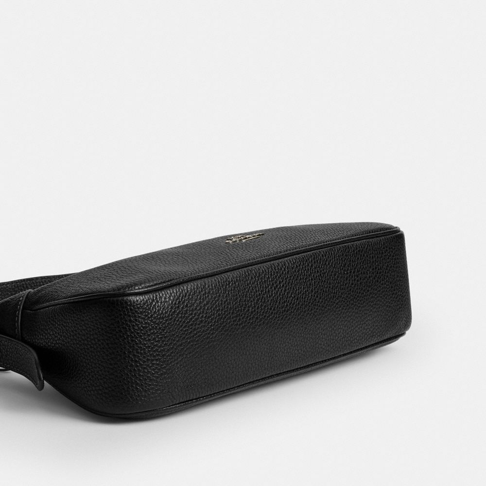 Ella Small Shoulder Bag (Gunmetal/Black)