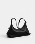 Ella Small Shoulder Bag (Gunmetal/Black)