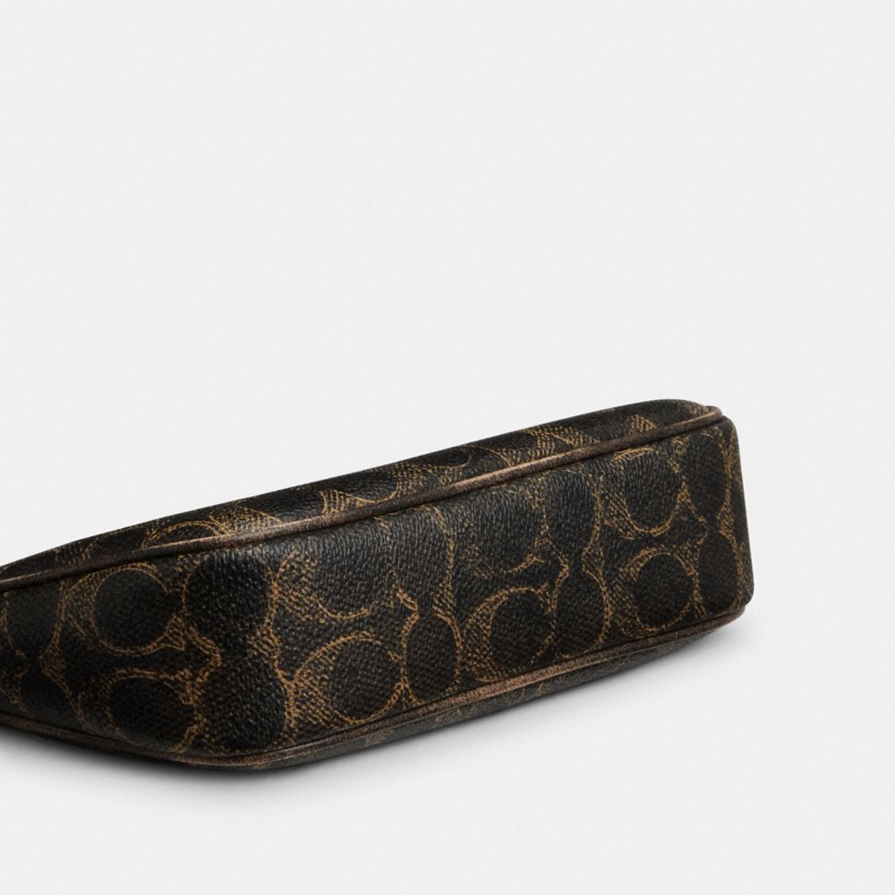 Nolita 19 In Loved Signature Canvas With Charms (Gold/Brown)
